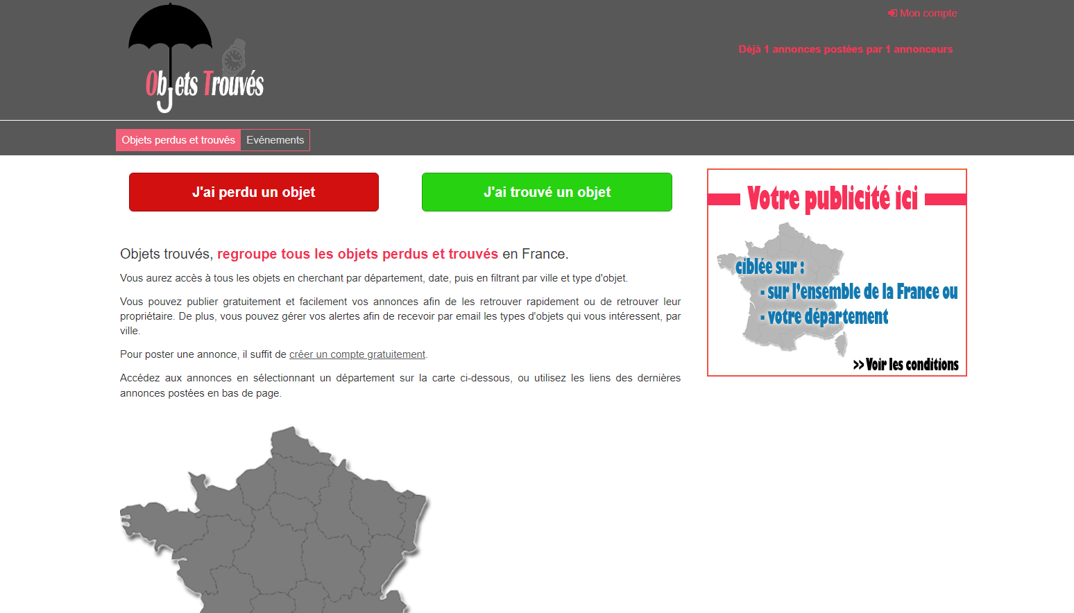 Objets Trouvés, le site qui recense les objets perdus et trouvés en France